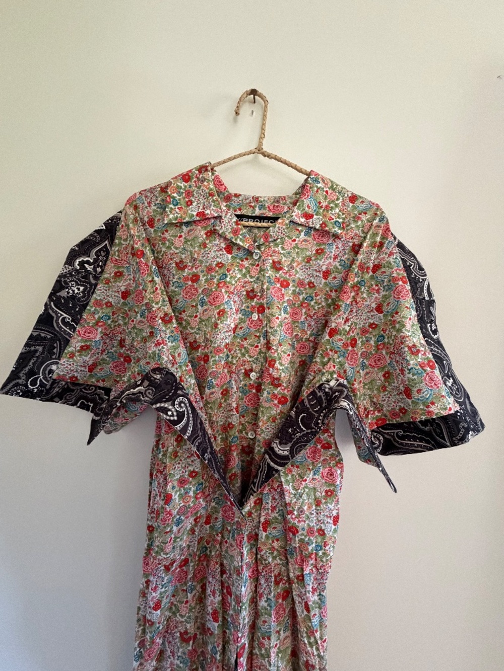 Y/PROJECT - MULTI STYLEABLE SHIRT DRESS - LIBERY PRINT